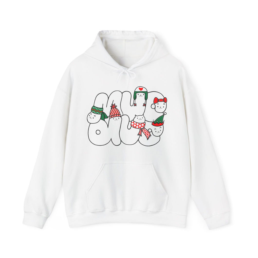 Cool Cat Christmas Hoodie